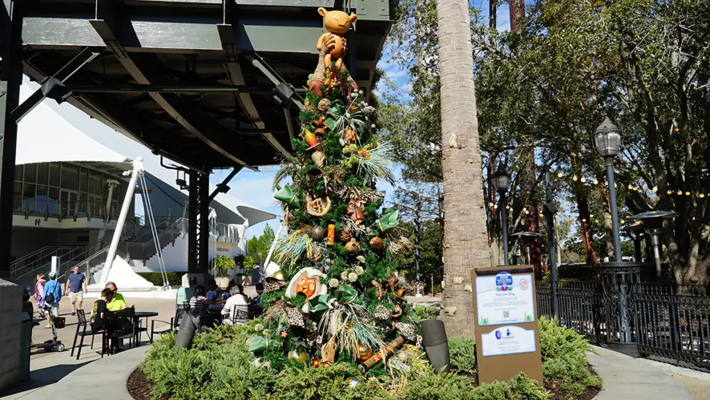 2024 Disney Springs Christmas Tree Stroll  Lion King Tree