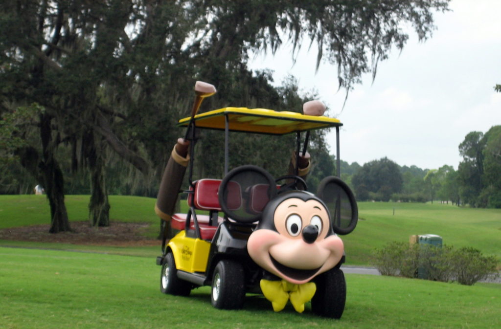 mickey golf cart - Vacation Club Loans