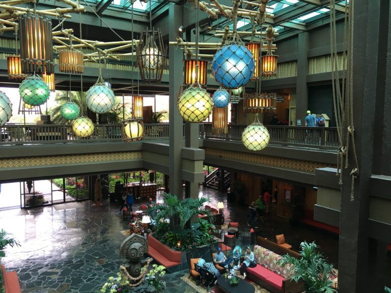 Polynesian resort lobby - Vacation Club Loans