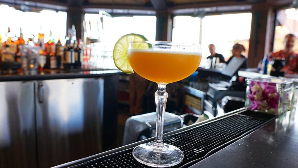 Passion Fruit & Pineapple Daiquiri at Wailulu Bar & Grill at the Island Tower at Disney's Polynesian Villas